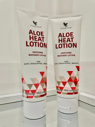 Forever aloe heat lotion - aloe,
