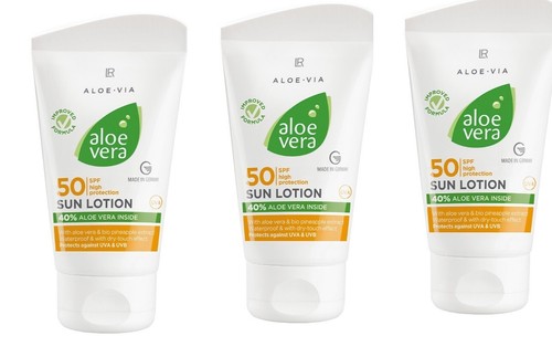 Aloe vera sonnenlotion - 3x,