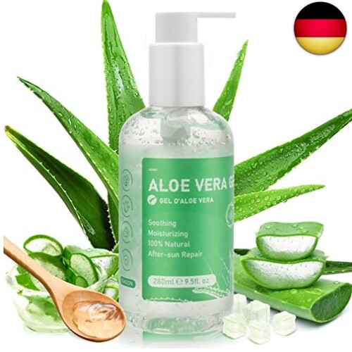 Aloe vera gel 280ml rein - aloe,