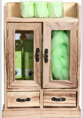 Aloe vera badzubehör set - aloe,